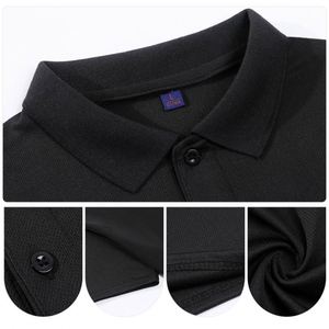 Camisas Polo para Hombre al por Mayor, Cuello Solapa Sólido, Estilo Hong Kong, Holgadas, de Secado Rápido, Camisa de Golf con Logotipo Personalizado - Product Image 2