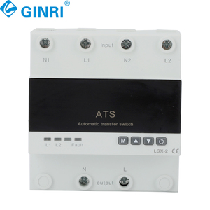 Interrupteur de transfert automatique GINRI JMRD-DSX 63A 100A ATS avec relais de protection haute/basse tension pour usage domestique - Product Image 6