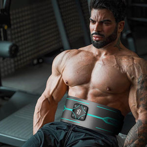 充電式ワイヤレス加熱腹スリミングベルト腹部暖かい振動フィットネスマッサージベルト - Product Image 1