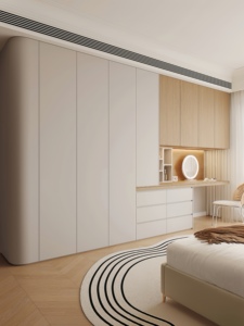 Armoire de luxe sur mesure pour chambre à coucher, style minimaliste élégant, pour une organisation optimale des vêtements - Product Image 3