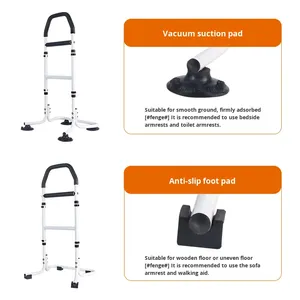 Barandillas ajustables para cama de hospital con altura regulable para ancianos y adultos - Product Image 2
