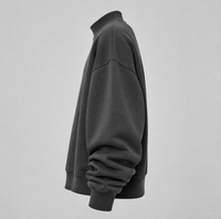 Vente en gros directe d'usine, sweat-shirt à col roulé vintage en coton mélangé pour hommes, logo personnalisé avec plusieurs options de personnalisation
