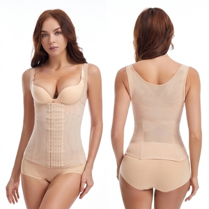 <span class=keywords><strong>Faja</strong></span> Reductora Ajustable <span class=keywords><strong>para</strong></span> Mujer, Corsé Moldeador de Cintura, Chaleco Moldeador de Abdomen, Ropa Interior Adelgazante con Múltiples Ganchos, Cincher de Cintura Tallas Grandes - Product Image 1