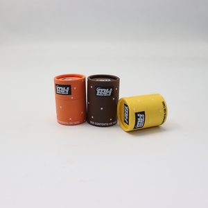 Custom High-End Eco-Friendly Food Grade Kraft Paper Cylinder <b>Box</b> for Candy Jelly & Chips Recyclable Packaging - Product Image 3