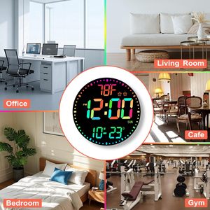 Changing <b>Wall</b> <b>Clock</b> Modern Large Numbers with Remote <b>Control</b> for Living Room Bedroom Home Decor Gift - Product Image 2