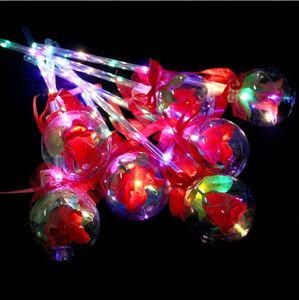 Bola de Rosa Luminosa, Juguete Infantil con Luz, Varita de Hada, Éxito de Ventas Transfronterizo, Regalo de San Valentín, Bola de Rosa Redonda - Product Image 3