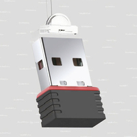 Adaptador USB WiFi Inalámbrico de 150Mbps, Mini Tarjeta de Red, Dongle LAN para Laptop, Receptor Ethernet, Antena Wi-Fi