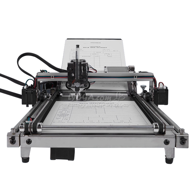 LYBGACNC Paper Feeding Drawing Robot Machine Automatic Professional Assembled A4 Size Lettering Corexy Pen Writing Tools