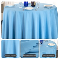 Nappe carrée personnalisable de 120 pouces en polyester pour mariage, banquet, fête, décoration, durable, imperméable, lavable