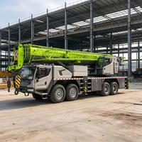 Grue mobile d'occasion 100t, flèche de 60,5m, contrepoids de 23,5t, transmission 8x4 pour l'entretien des usines chimiques et des raffineries