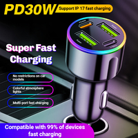 HYTO 2025 Nouveau design 30W 60W PD3.0 Charge rapide USB Type C Allume-cigare Chargeur de téléphone portable pour iphone Android