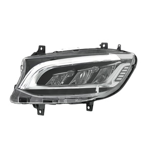 Conjunto de Faros Delanteros para Sprinter 19-23, Modificación de Alta Gama, Luces LED de 12V para Conducción Diurna y Direccionales, Faros LED de 12V para Sprinter - Product Image 1