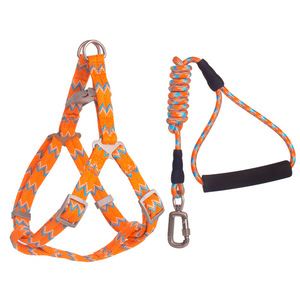 Juego de arnés y correa de nailon duradero para perros con mango de espuma suave - Product Image 3