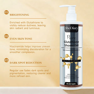 ครีมอาบน้ำบำรุงผิวขาว380มล. กลูตาไธโอนแบบคู่พร้อมไนอะซินาไมด์เจลอาบน้ำเพิ่มความสว่างฉลากส่วนตัว - Product Image 4