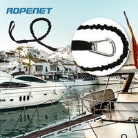ROPENET 18 pouces Bungee Dock Line avec crochets pour pièces et accessoires de bateau