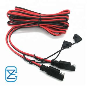14AWG 2 Pin SAE için SAE konnektör uzatma kablosu hızlı kes konnektör kablo tesisatı otomotiv için GÜNEŞ PANELI SAE fiş - Product Image 4