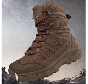 Botas Tácticas de Senderismo y Montañismo Personalizadas DFB927 ASS3 en Negro, Caqui y Negro, Botas de Ranger - Product Image 4