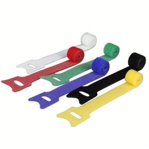 Bande auto-adhésive à double face personnalisée avec logo imprimable, 2 cm de large, en nylon, attaches velcro pour câbles - Product Image 2