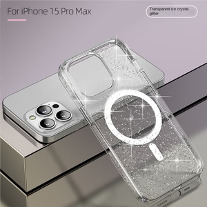 เคสโทรศัพท์ใสกันกระแทกแบบแม่เหล็กกลิตเตอร์ 4 แพ็ค สำหรับ 17 Pro Max และ 16 Pro - Product Image 2