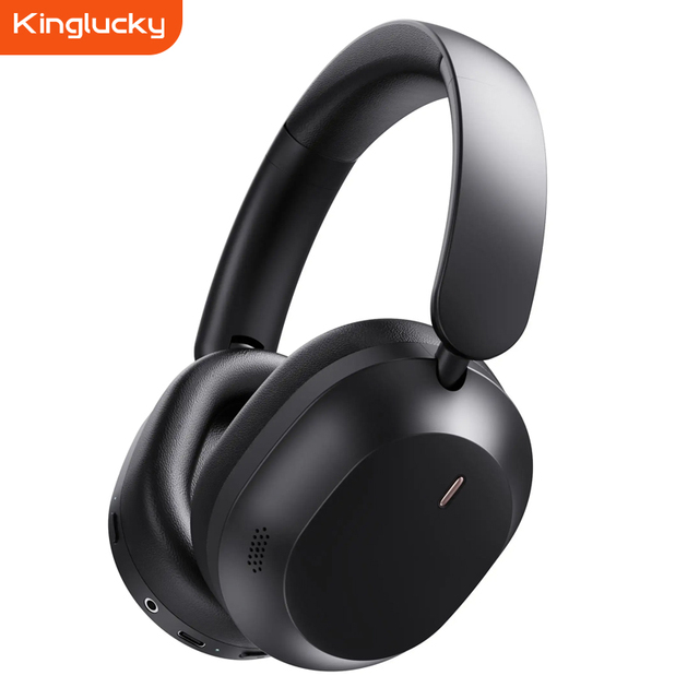 New KingLucky B900MAX ANC Ear-Clip Headphones with Mic Hi-Fi JL Chipset LED Battery for V5.4 30 Hours <30ms Delay
