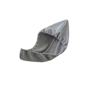 Exclusivité transfrontalière : Bonnet de séchage capillaire en microfibre ultra-absorbant à séchage rapide pour femme, motif gaufré, type foulard et bonnet de bain - Product Image 5