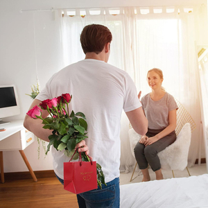 Scatole per Gioielli di Lusso Personalizzate con Logo, Design Unico, Doppio Rosso, per Anelli e Collane - Product Image 2