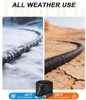 Tuyau d'arrosage léger, ultra flexible, durable, anti-plis, anti-UV, anti-corrosion, en polyester, sans danger pour l'eau potable, incompressible, facile à utiliser