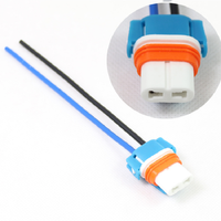 Connecteur de faisceau de câblage de douille de phare antibrouillard en céramique haute température H1 H3 H4 H7 H8 H11 pour éclairage automobile