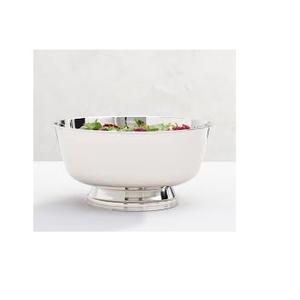 Bol de service de fruits en acier inoxydable poli brillant Décoration de table de dîner d'hôtel avec base en corde pour ustensiles de cuisine - Product Image 6