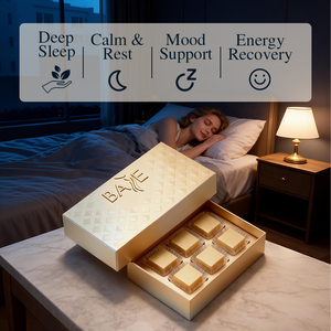 Gula gratis lezat GABA lesitin l-theanine Melatonin stabilitas emosional coklat dalam suplemen tidur - Product Image 2