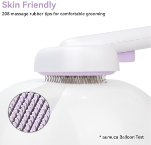 Peines Grandes Flotantes Ecológicos de Acero Inoxidable y Goma para Eliminar el <span class=keywords><strong>Pelo</strong></span> y Cepillos de Limpieza para Perros y Gatos - Product Image 4