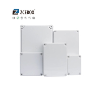 Boîtier de jonction étanche IP67 en ABS/PC avec bande d'étanchéité, certifié CE, pour extérieur, boîte électrique basse tension