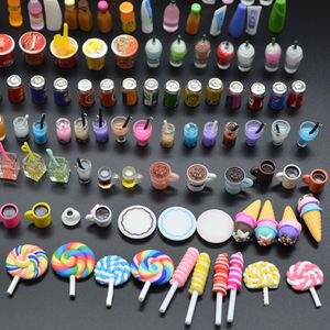 Figuritas Miniatura de Resina DIY de Personajes de Dibujos Animados y Comida y Bebida Mini al Por Mayor a Granel - Product Image 6