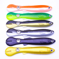 Nouvel Arrivage Leurre Souple en PVC de Simulation de Loche à Queue Oscillante, 7cm 2.1g / 10cm 6g, avec Hameçons pour Achigan, Brochet, Bar et Poissons d'Eau Salée