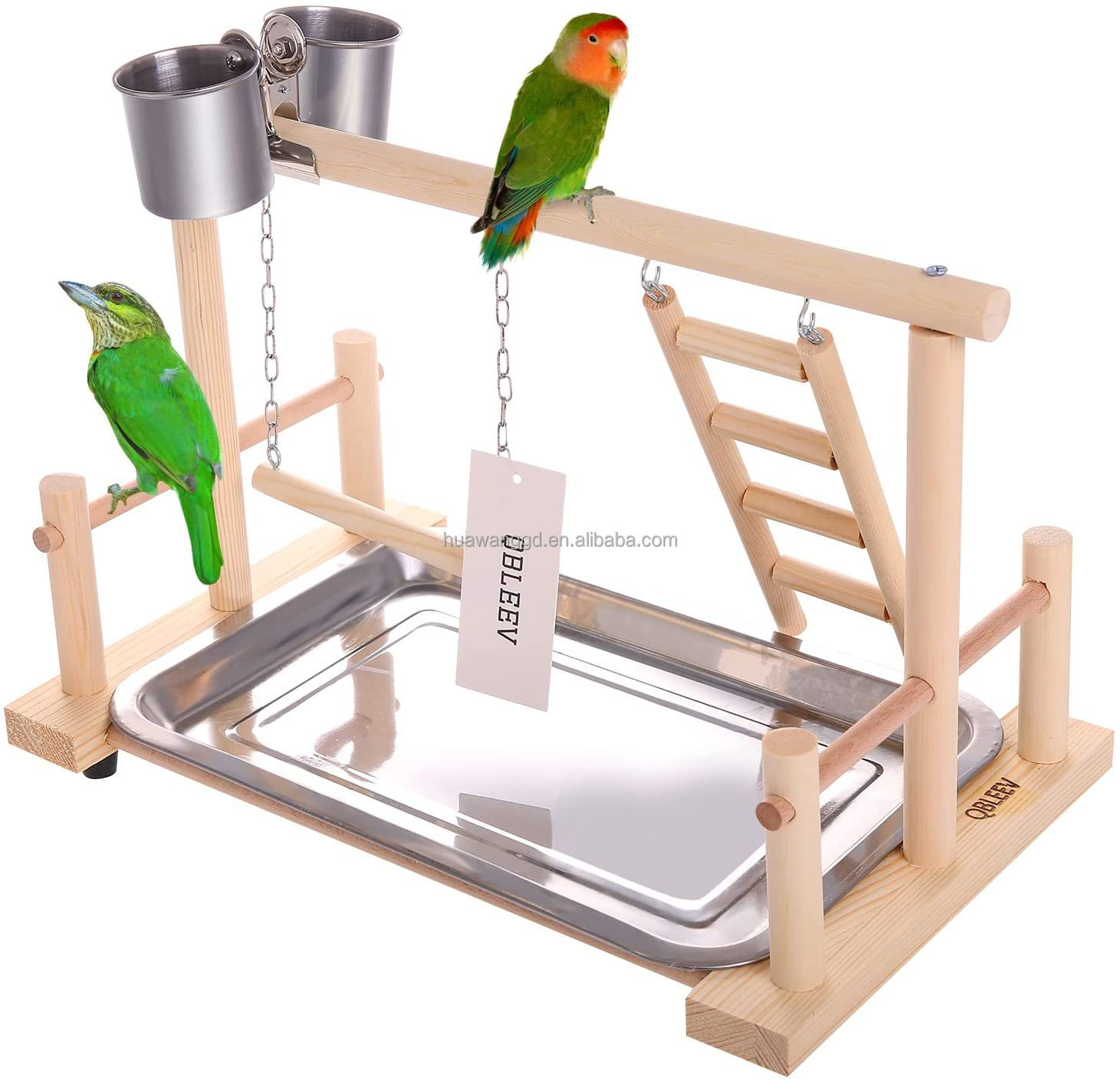 hanging parrot play gym
