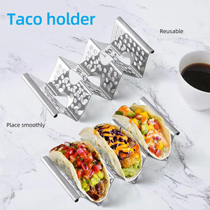 Rejilla para Tortillas Mexicana en Forma de W de Acero Inoxidable con 3 Compartimentos para Hornear Tortillas de Maíz - Product Image 3