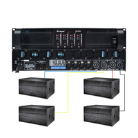 Son professionnel DS-20Q amplificateur de puissance de caisson de basse à 4 canaux 5000 watts