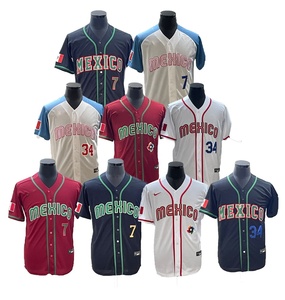 Maillot de l'équipe nationale du Mexique pour la Coupe du Monde 2026 # 34 VALENZUELA # Maillot de baseball du 7 juillet <span class=keywords><strong>Urias</strong></span> Cup Mexique - Product Image 3