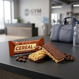 Barre protéinée à haute teneur en fibres <span class=keywords><strong>de</strong></span> noix <span class=keywords><strong>de</strong></span> <span class=keywords><strong>coco</strong></span>, polydextrose, graines <span class=keywords><strong>de</strong></span> chia, fabrication sur mesure, fournisseur OEM Chine - Product Image 3