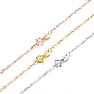 Cadenas <span class=keywords><strong>de</strong></span> <span class=keywords><strong>Oro</strong></span> Sólido <span class=keywords><strong>de</strong></span> 14K y 18K al <span class=keywords><strong>por</strong></span> <span class=keywords><strong>Mayor</strong></span>, Collar <span class=keywords><strong>de</strong></span> Cadena Clásica, Joyería Personalizada - Product Image 4