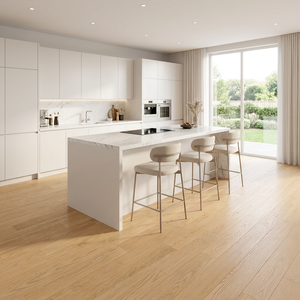 Parquet en chêne rouge massif lisse et raffiné <span class=keywords><strong>de</strong></span> 3/4 pouce, finition mate, pour villas <span class=keywords><strong>de</strong></span> luxe et appartements haut <span class=keywords><strong>de</strong></span> gamme - Product Image 5