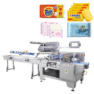 เครื่องบรรจุภัณฑ์แบบอัตโนมัติชนิด Flow Wrapping สำหรับช็อกโกแลต แบบแพ็คแผ่นและแบบถุงทรงหมอน คุณภาพสูงสุด เครื่องบรรจุสบู่ก้อน - Product Image 2