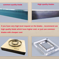 Matrices de découpe laser acrylique en bois épais personnalisées nouvelle carte compatible avec la plupart des machines de découpe Type acier