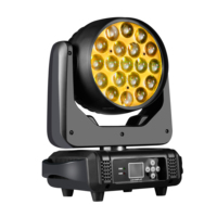 Projecteur de Scène LED Lyre Wash RVBB 19x15W pour DJ Club avec Zoom