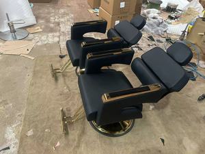 เก้าอี้ตัดผมหนังสังเคราะห์ทันสมัยสำหรับร้านทำผมและสปา ใช้สำหรับธุรกิจทำผมโดยเฉพาะ - Product Image 5