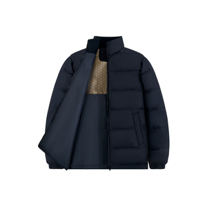 Giacca Invernale da Donna Taglie Forti con Zip, Antivento, Grigia Lucida, Nera, Imbottita, Leggera, Comprimibile, 90% Piumino d'Oca - Product Image 3