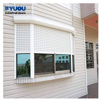 Persianas enrollables de aleación de aluminio para ventanas, aislamiento enrollable montado en techo