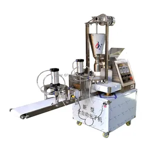 Máquina para hacer pasteles de carne China multifunción comercial/línea de producción para formar bollos rellenos al vapor de cordero