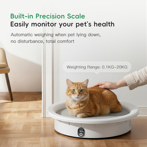 Ganzjährig Nutzbare Modische Intelligente Tragbare Haustierbett mit Automatischer Temperaturregelung und Integriertem Wiegesystem - Product Image 5