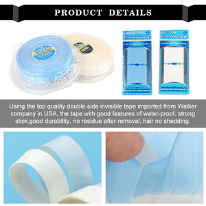 Extensiones de cabello Ombre Cinta 16 pulgadas Balayage Extensiones de cabello ligero Real en cabello humano Marrón a rubio Ceniza con rubio platino - Product Image 3